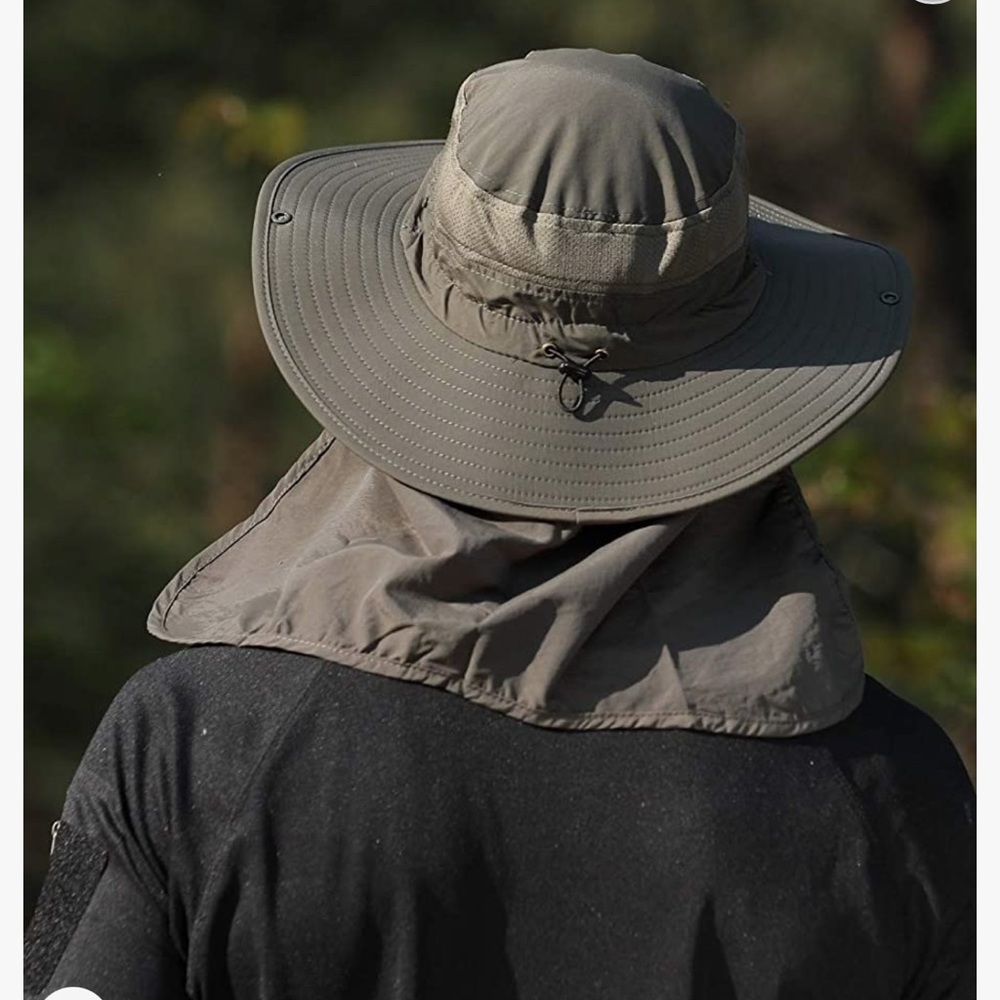 Dark Green. Fishing sun hats. UPF 50. Sun protection. Travel beach bucket hat.